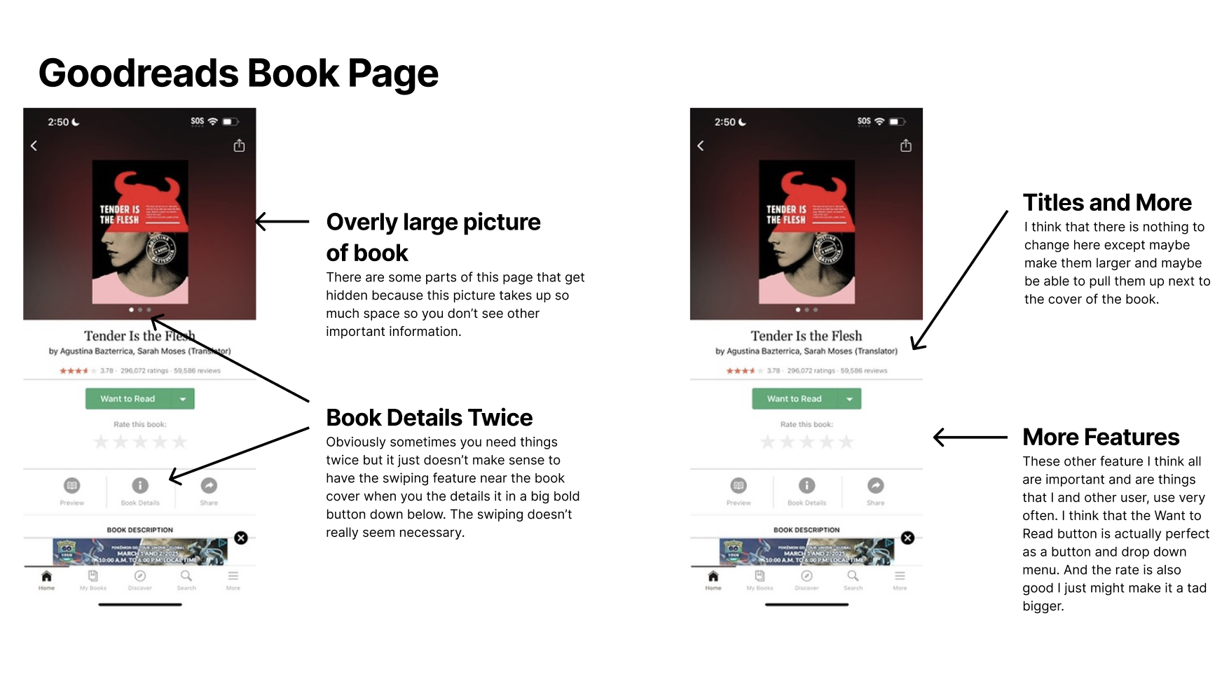 Redesign of Goodreads